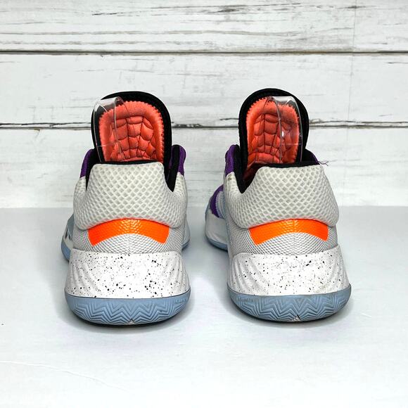 Adidas DON Mailman Basketball Sneaker Purple Blue Shoe Size 8 - Picture 5 of 10